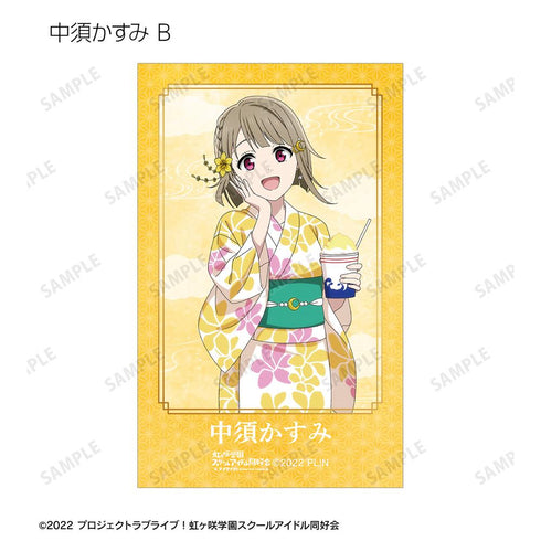 『ラブライブ!虹ヶ咲学園スクールアイドル同好会』描き下ろし 縁日ver. トレーディングインスタントカメラ風イラストカード(単位/BOX)