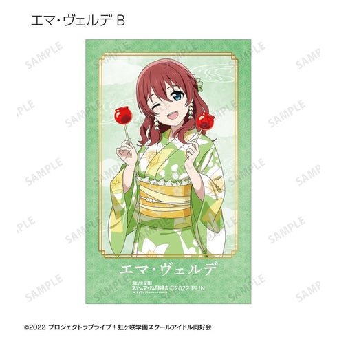 『ラブライブ!虹ヶ咲学園スクールアイドル同好会』描き下ろし 縁日ver. トレーディングインスタントカメラ風イラストカード(単位/BOX)