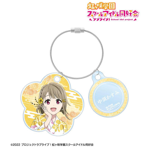 《Love Live! 虹咲学园校园偶像同好会》全新绘制 中须霞 庙会版 双连线亚克力钥匙扣【202605再版】