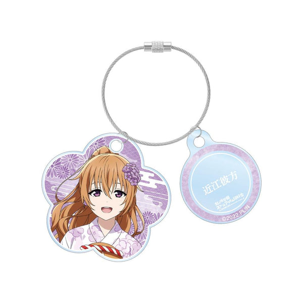 『ラブライブ!虹ヶ咲学園スクールアイドル同好会』描き下ろし 近江彼方 縁日ver. 2連ワイヤーアクリルキーホルダー【202605再販】