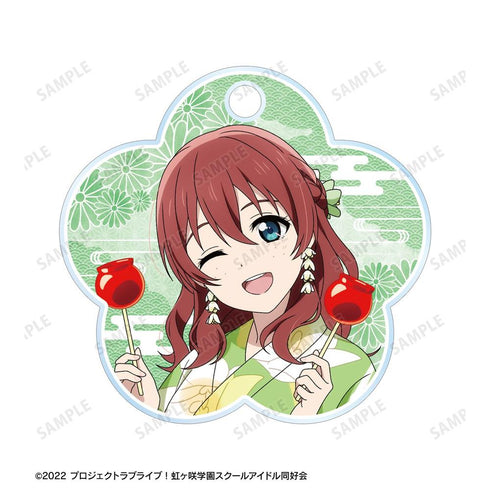 《Love Live! 虹咲学园校园偶像同好会》全新绘制 艾玛·维尔德 庙会版 双连线亚克力钥匙扣【202605再版】