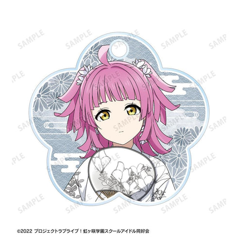 《Love Live! 虹咲学园校园偶像同好会》全新绘制 天王寺璃奈 庙会版 双连线亚克力钥匙扣【202605再版】