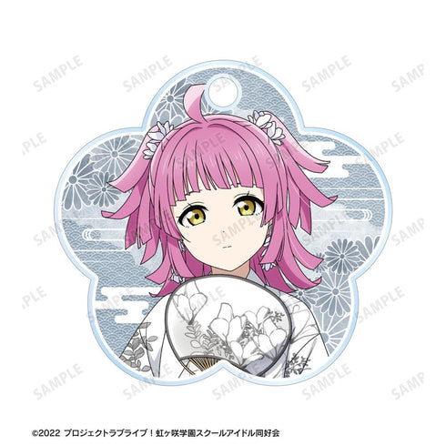 『ラブライブ!虹ヶ咲学園スクールアイドル同好会』描き下ろし 天王寺璃奈 縁日ver. 2連ワイヤーアクリルキーホルダー