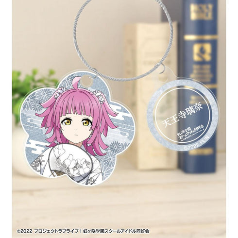 《Love Live! 虹咲学园校园偶像同好会》全新绘制 天王寺璃奈 庙会版 双连线亚克力钥匙扣【202605再版】