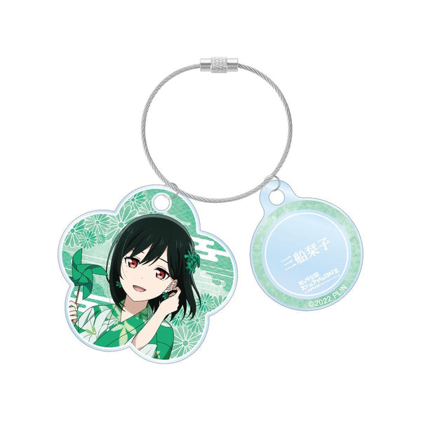『ラブライブ!虹ヶ咲学園スクールアイドル同好会』描き下ろし 三船栞子 縁日ver. 2連ワイヤーアクリルキーホルダー【202605再販】