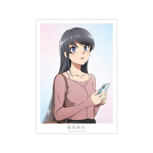 『青春ブタ野郎はサンタクロースの夢を見ない』桜島麻衣 A3マット加工ポスター