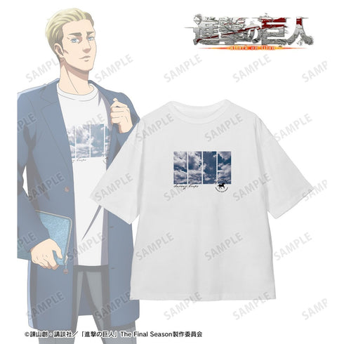 『進撃の巨人』描き下ろし エルヴィン シミラールックver. 第2弾 着用BIGシルエットTシャツユニセックス【202610再販】