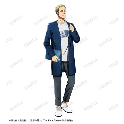 《进击的巨人》全新绘制 埃尔文 仿古风版 第2弹 穿着宽松版型T恤 男女通用