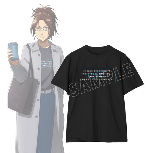 『進撃の巨人』描き下ろし ハンジ シミラールックver. 第2弾 着用Teeユニセックス【202610再販】