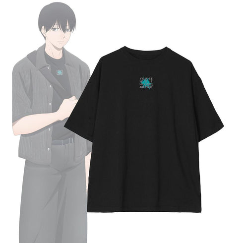 《光之死去的夏天》辻中佳纪 私服版 穿着宽松版型T恤 男女通用