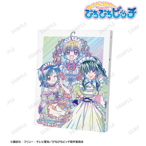 『ぴちぴちピッチ』描き下ろし 集合 メイドver. Ani-Art clear label F0号キャンバスボード