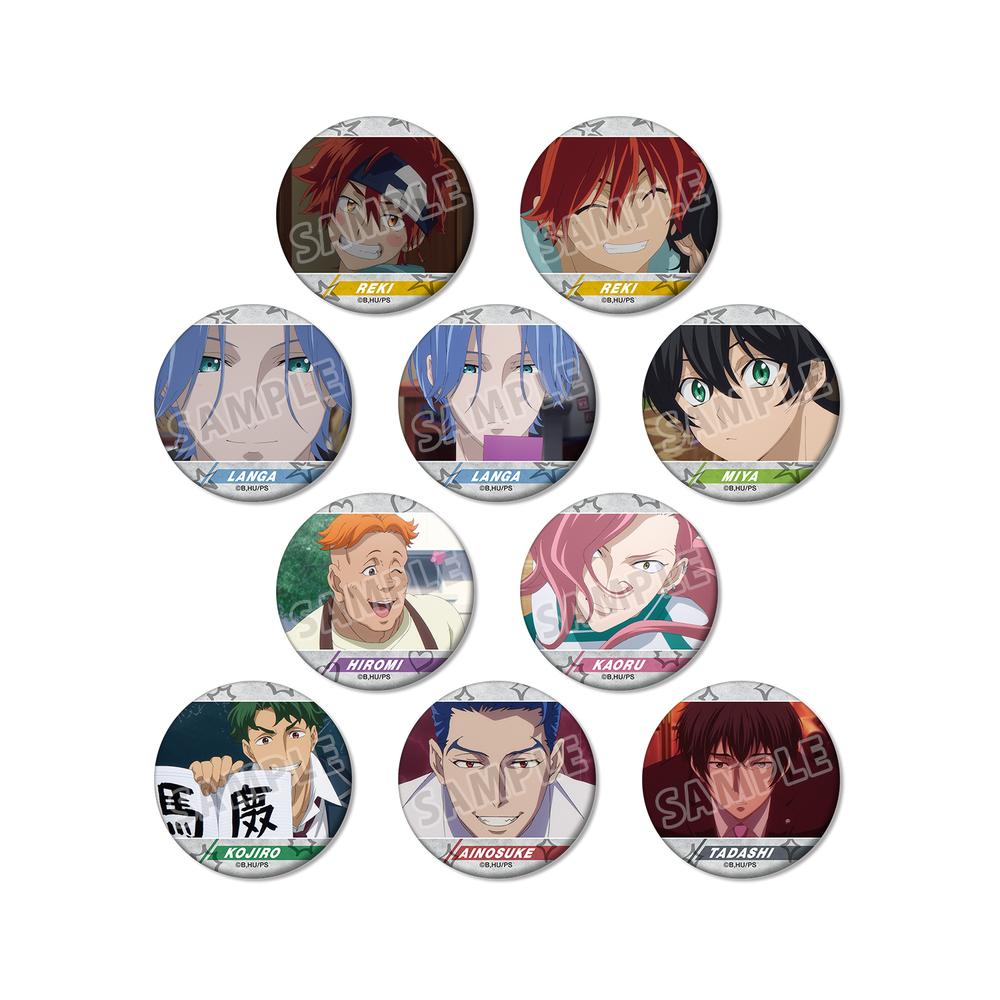 SK∞ エスケーエイト』トレーディング場面写マット缶バッジ(単位/BOX