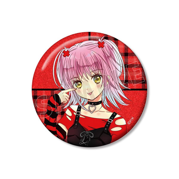 『しゅごキャラ!』PEACH-PIT先生 描き下ろし 日奈森 あむ ゴスパンクver. 75mmグリッター缶バッジ