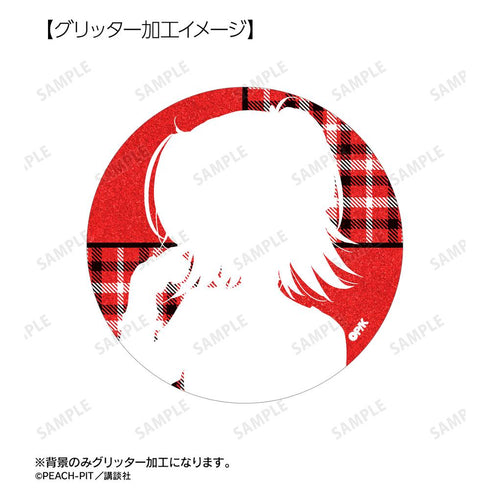 『しゅごキャラ!』PEACH-PIT先生 描き下ろし 日奈森 あむ ゴスパンクver. 75mmグリッター缶バッジ