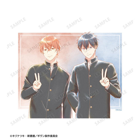 『ギヴン 海へ』佐藤 真冬&上ノ山 立夏 Ani-Art aqua label 第3弾 F0号キャンバスボード