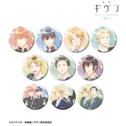 『ギヴン 海へ』トレーディング Ani-Art aqua label 第3弾 マット缶バッジ(単位/BOX)