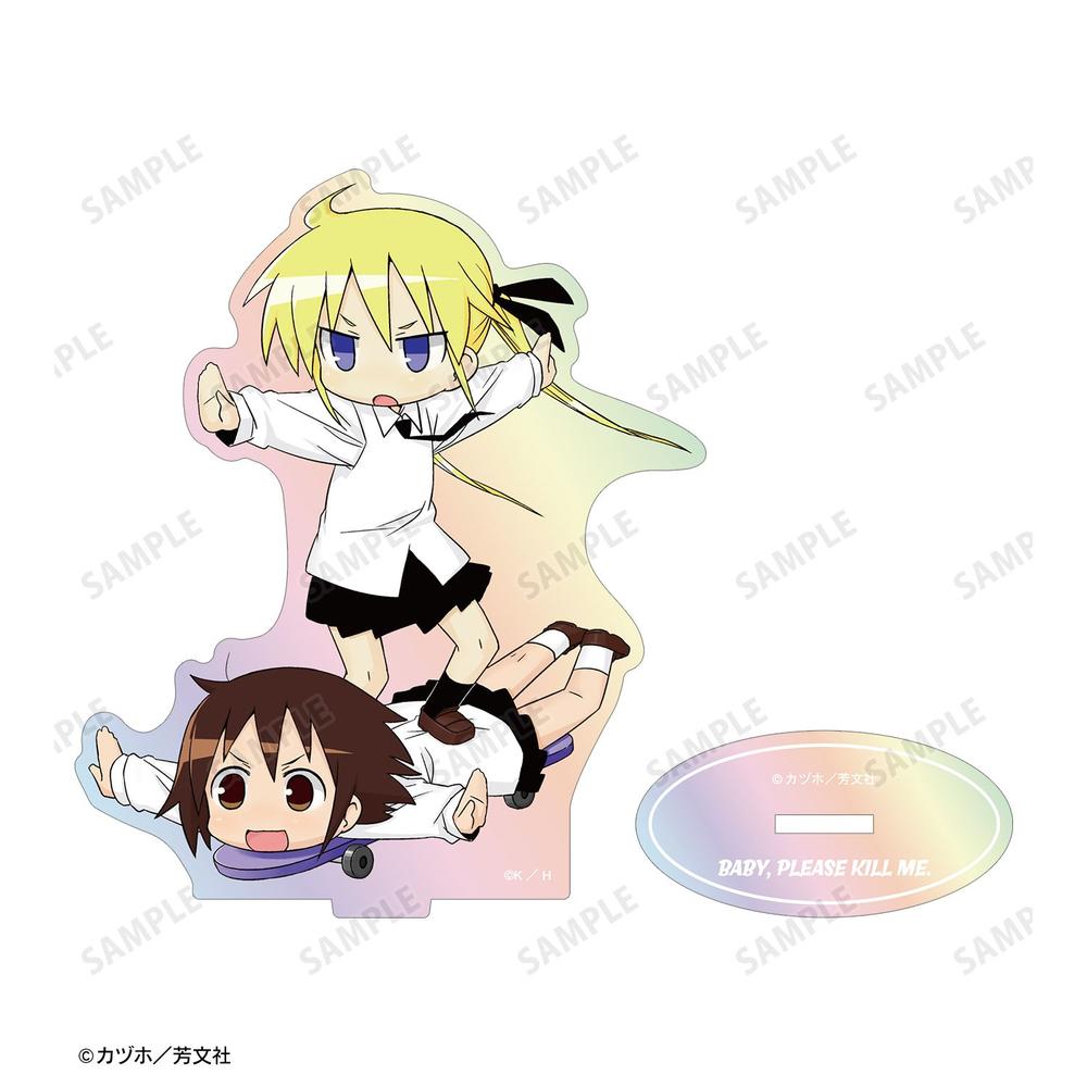 【新品】 キルミーベイベー クッション 【希少】折部やすな ソーニャ カヅホ キルミーベイベー』折部やすな&ソーニャ オーロラアクリルスタンド ver