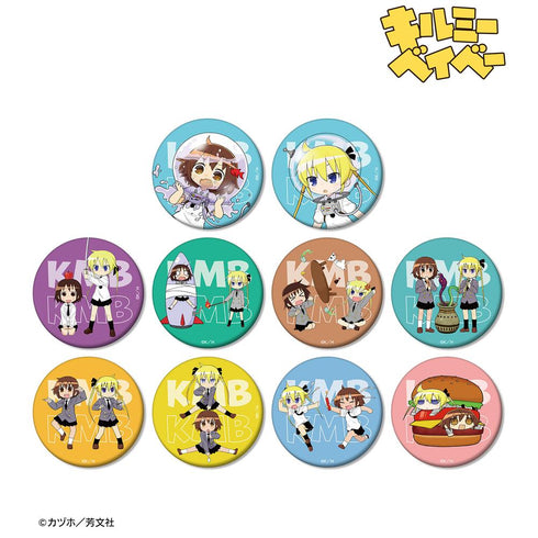 『キルミーベイベー』トレーディングマット缶バッジ(単位/BOX)