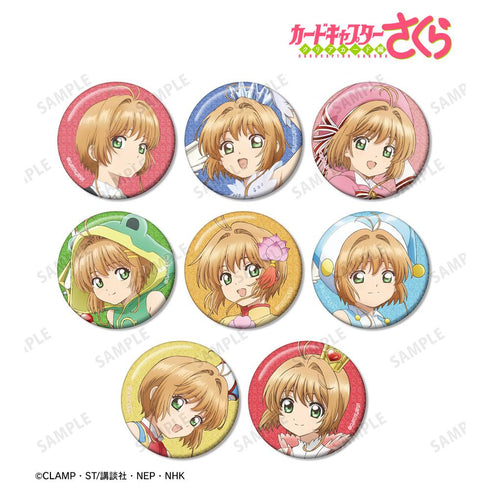 『カードキャプターさくら クリアカード編』トレーディング さくらオンリー グリッター缶バッジ(単位/BOX)