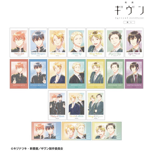 『ギヴン 海へ』トレーディング Ani-Art aqua label 第3弾 インスタントカメラ風イラストカード2枚セット(単位/BOX)