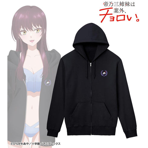 『帝乃三姉妹は案外、チョロい。』描き下ろしイラスト 帝乃 一輝 ビーチデートver. 着用ジップパーカーユニセックス