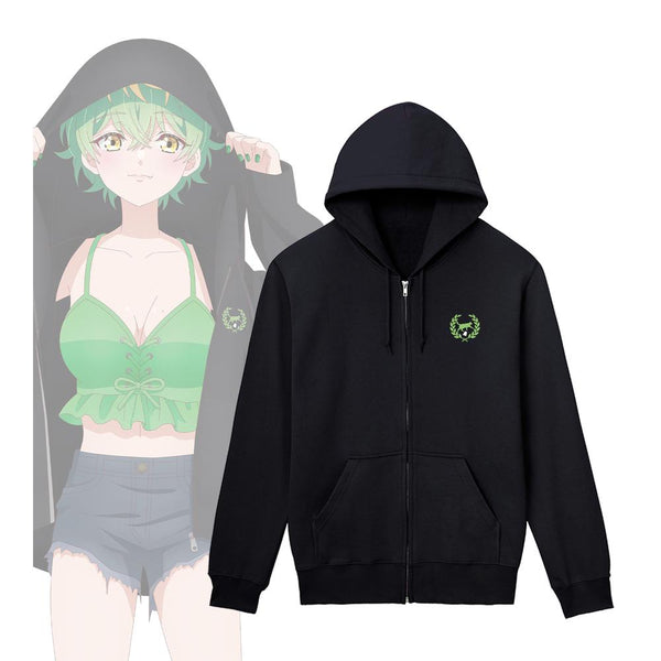 『帝乃三姉妹は案外、チョロい。』描き下ろしイラスト 帝乃 三和 ビーチデートver. 着用ジップパーカーユニセックス