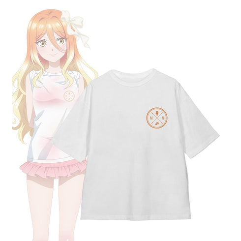 『帝乃三姉妹は案外、チョロい。』描き下ろしイラスト 帝乃 二琥 ビーチデートver. 着用BIGシルエットTシャツユニセックス
