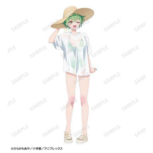 『帝乃三姉妹は案外、チョロい。』描き下ろしイラスト 帝乃 三和 ビーチデートver. 着用BIGシルエットTシャツユニセックス