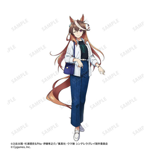 『ウマ娘 シンデレラグレイ』シンボリルドルフ 着用BIGシルエットTシャツ POP UP SHOP in マルイユニセックス