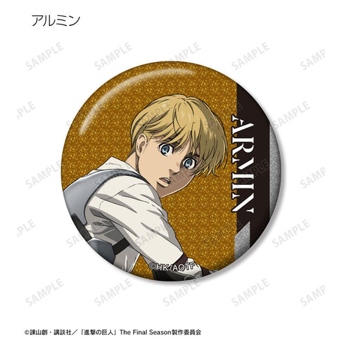 『進撃の巨人』トレーディンググリッター缶バッジ vol.2(単位/BOX)【202601再販】