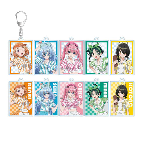 『紫雲寺家の子供たち』描き下ろし アメリカンダイナーver. トレーディングアクリルキーホルダー(単位/BOX)