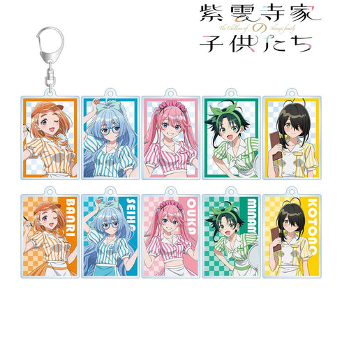 『紫雲寺家の子供たち』描き下ろし アメリカンダイナーver. トレーディングアクリルキーホルダー(単位/BOX)