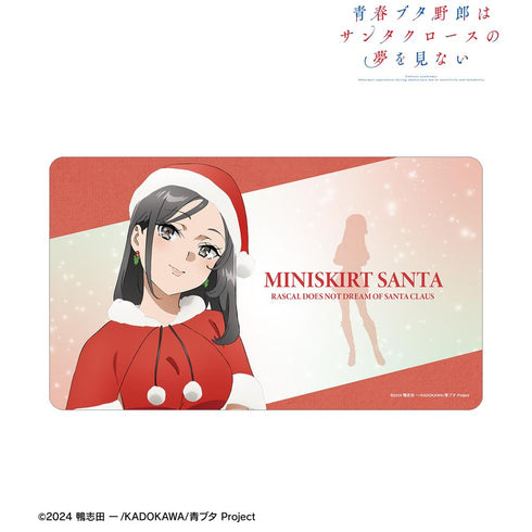 『青春ブタ野郎はサンタクロースの夢を見ない』ミニスカサンタ マルチデスクマット