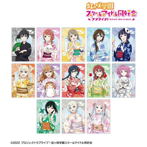 『ラブライブ!虹ヶ咲学園スクールアイドル同好会』描き下ろし 縁日ver. トレーディングアクリルカード(単位/BOX)