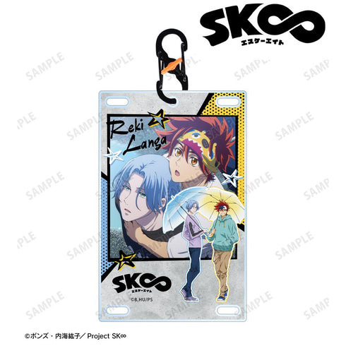 『SK∞ エスケーエイト』喜屋武 暦&馳河 ランガ カラビナ付きカード型アクリルキーホルダー