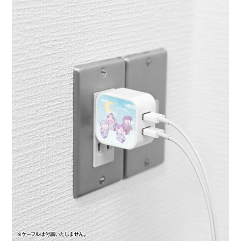 『忍たま乱太郎』一年生集合 ar-Unity 星座柄 2ポートUSBアダプター