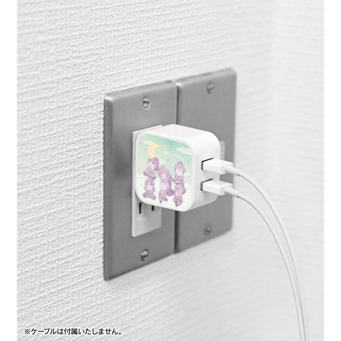 『忍たま乱太郎』六年生集合 ar-Unity 星座柄 2ポートUSBアダプター