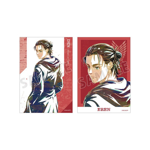 『進撃の巨人』エレン Ani-Art 第4弾 ブロマイド2枚セット