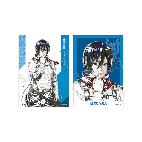 『進撃の巨人』ミカサ Ani-Art 第4弾 ブロマイド2枚セット