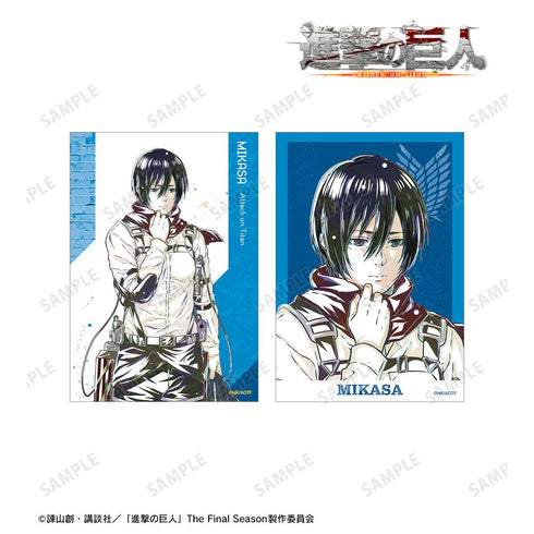 『進撃の巨人』ミカサ Ani-Art 第4弾 ブロマイド2枚セット【202512再販】