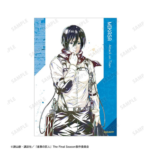 『進撃の巨人』ミカサ Ani-Art 第4弾 ブロマイド2枚セット