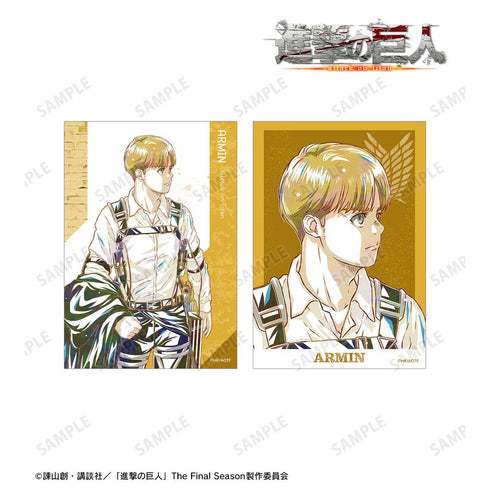 『進撃の巨人』アルミン Ani-Art 第4弾 ブロマイド2枚セット