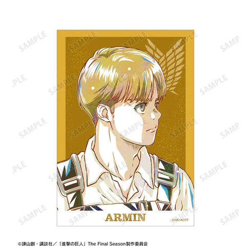 『進撃の巨人』アルミン Ani-Art 第4弾 ブロマイド2枚セット