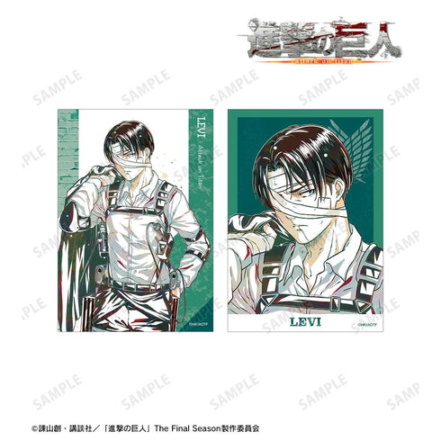 『進撃の巨人』リヴァイ Ani-Art 第4弾 ブロマイド2枚セット