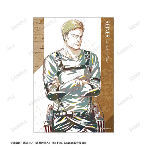 『進撃の巨人』ライナー Ani-Art 第4弾 ブロマイド2枚セット