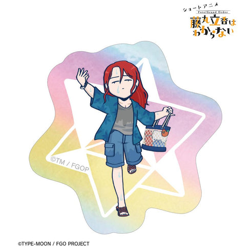 『Fate/Grand Order 藤丸立香はわからない』槌田先生 描き下ろし トリスタン 梅雨の合間にver. オーロラステッカー