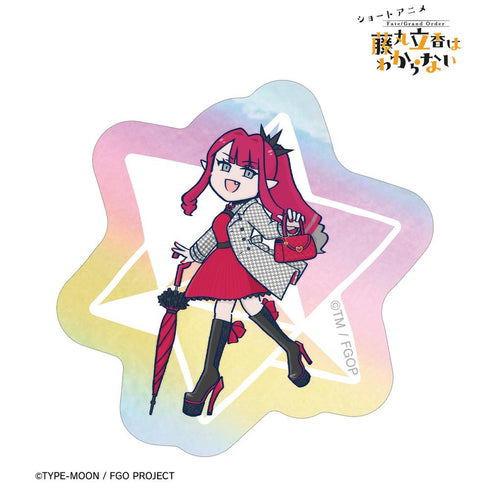 『Fate/Grand Order 藤丸立香はわからない』槌田先生 描き下ろし バーヴァン・シー 梅雨の合間にver. オーロラステッカー