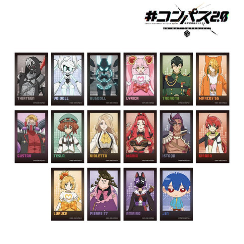『#コンパス2.0 戦闘摂理解析システム』トレーディングインスタントカメラ風イラストカード ver.A(単位/BOX)