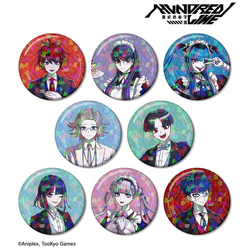 『HUNDRED LINE -最終防衛学園-』描き下ろし メイド&執事ver. トレーディングホログラム缶バッジ(単位/BOX)【202606再販】