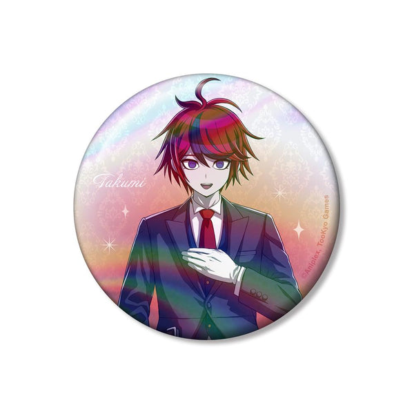 『HUNDRED LINE -最終防衛学園-』描き下ろし 澄野拓海 執事ver. 75mmオーロラ缶バッジ